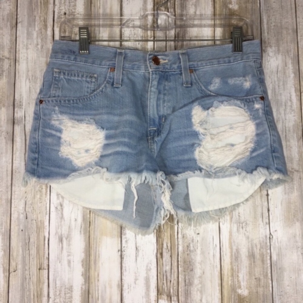 Big Star Kyle Distressed Boyfriend Shorts - Picture 2 of 7